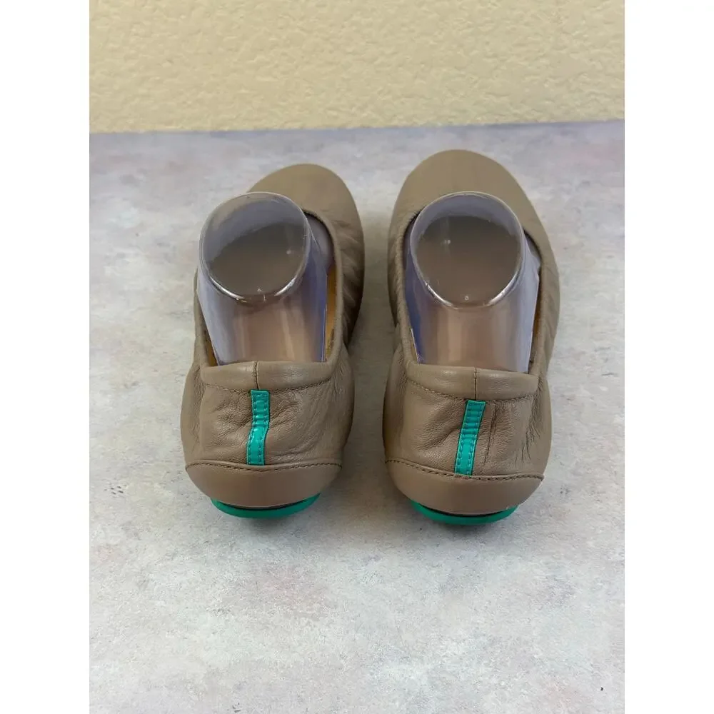 Tieks Shoes Womens Size 10 Brown Leather Ballet Flats Comfort Italy Casual